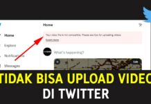 Tidak Bisa Upload Video di Twitter