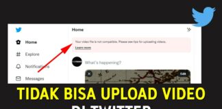 Tidak Bisa Upload Video di Twitter