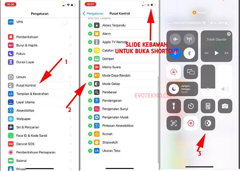 Mengaktifkan Shortcut Mode Gelap di iPhone