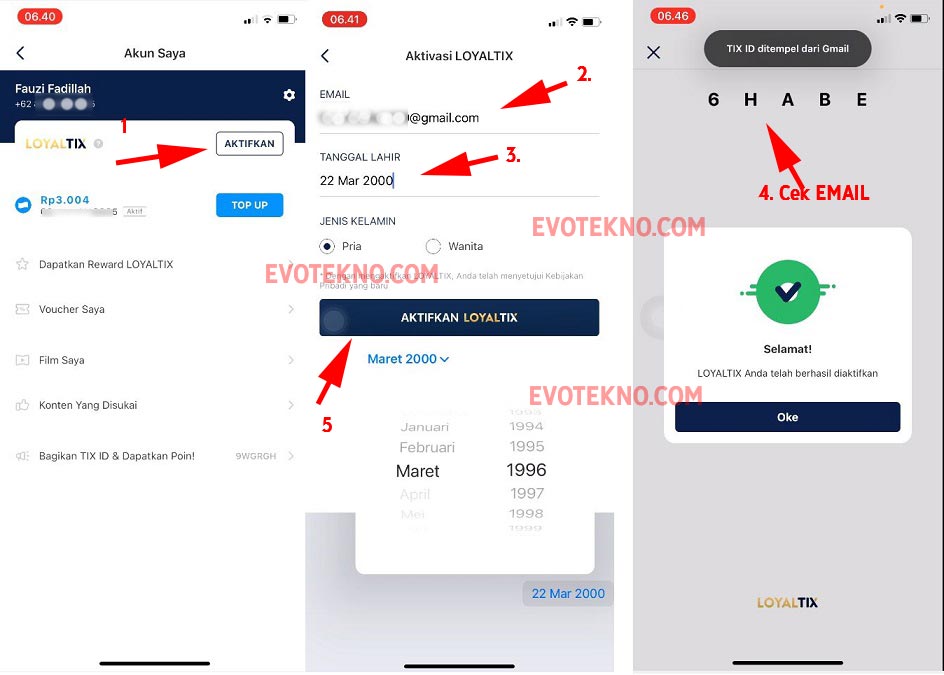 Aktivasi Loyaltix - TIX ID