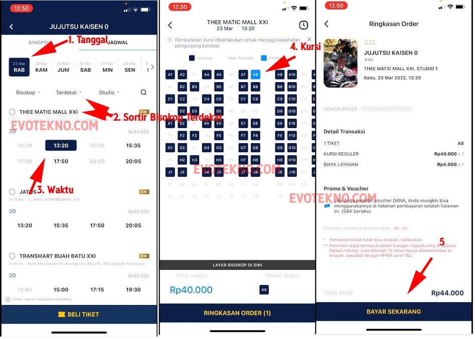 Beli Tiket Online Tanggal Cinema 21 - TIX ID