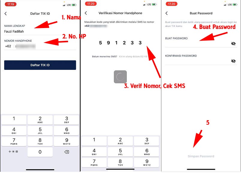 Daftar Akun TIX ID