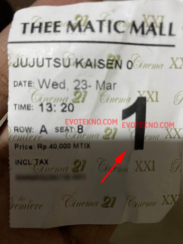 Monitor & Scanner Tiket di Bioskop Cinema 21