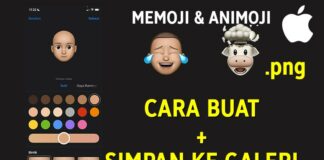 Membuat 3D Animasi Wajah di iPhone + Cara Simpan Sticker Memoji & Animoji ke Galeri (PNG Transparan)