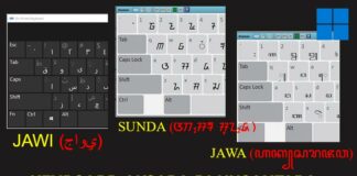 Cara Install Keyboard Aksara Sunda, Jawa dan JawiPegon (Windows)