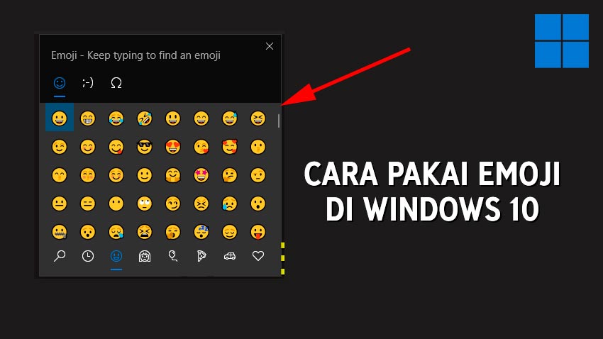 Cara Pakai Menampilkan Emoji di Windows 10 & 11