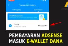 Cara Terima Pembayaran Google AdSense Pakai e-Wallet DANA.