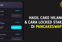 Hasil Staking Cake Hilang dan Cara Locked Staking di Pancakeswap