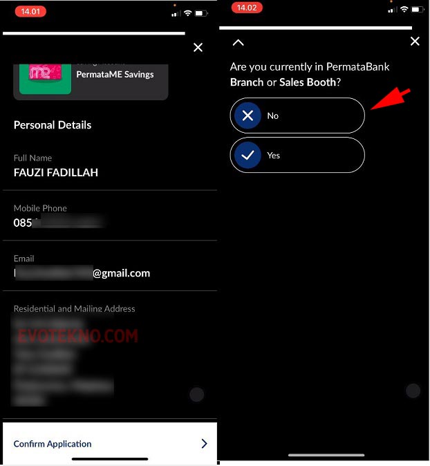 14 Periksa Data & Boot Daftar PermataMobile X