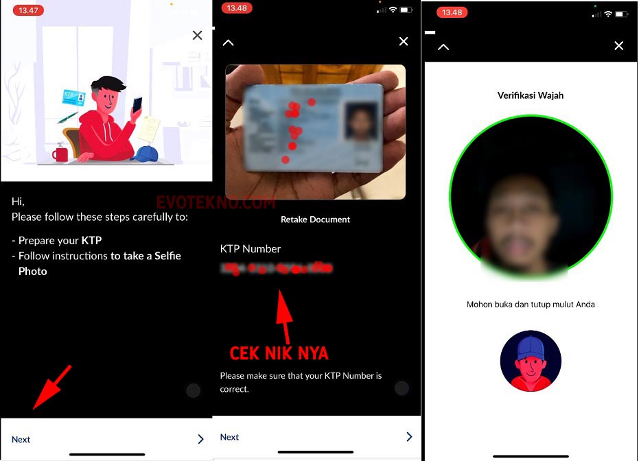 3 PermataMobile X - Daftar KTP & Selfie