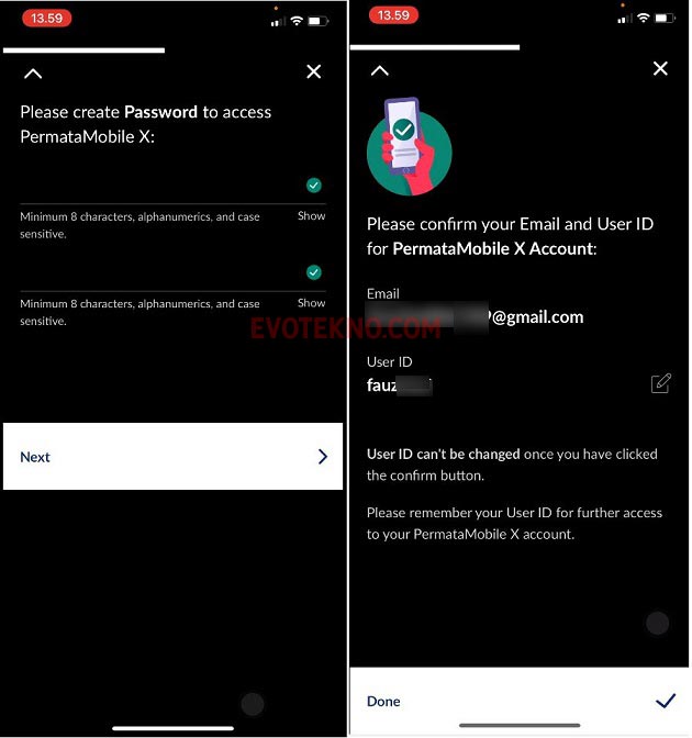 9 Password PermataMobile X