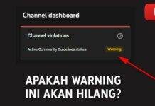Apakah Peringatan Channel Violation Akan Hilang, Pada Dashboard YouTube Studio