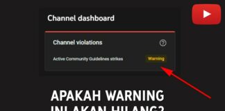 Apakah Peringatan Channel Violation Akan Hilang, Pada Dashboard YouTube Studio