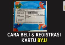 Cara Beli dan Registrasi Kartu BY.U