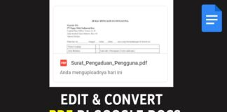 Cara Buka / Edit / Convert File PDF di Google Docs (PC & HP)