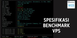 Cara Melihat Spesifikasi, Storage dan Benchmark di VPS