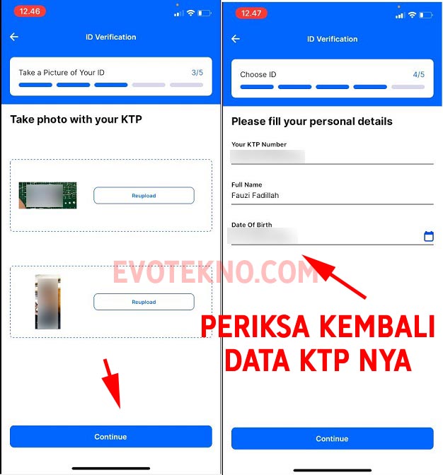Cek Data KTP Verifikasi KYC Pintu