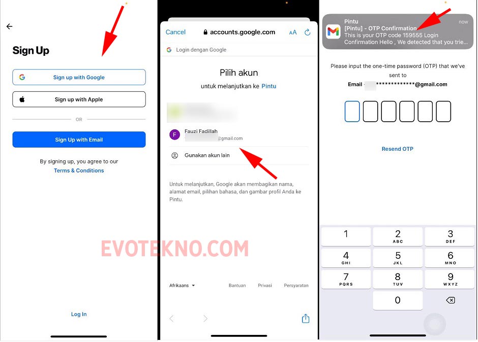 Daftar Akun Google, Gmail Pintu Kripto