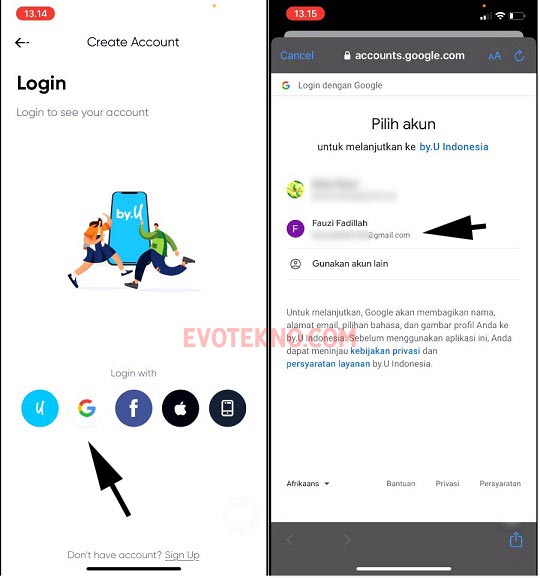 Google Account - Daftar By U