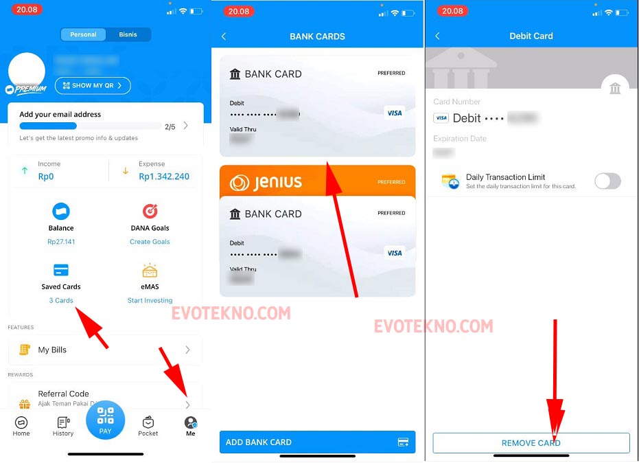 Remove card перевод на русский