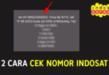 Cara Cek Nomor Indosat