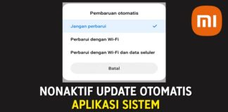 Cara Mematikan Update Otomatis Aplikasi Sistem di Xiaomi (MIUI)