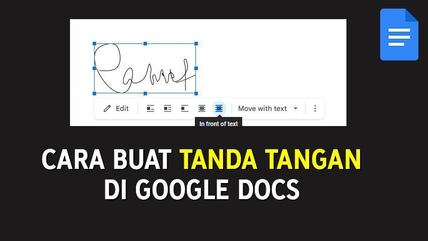 Cara Tanda Tangan di Google Docs