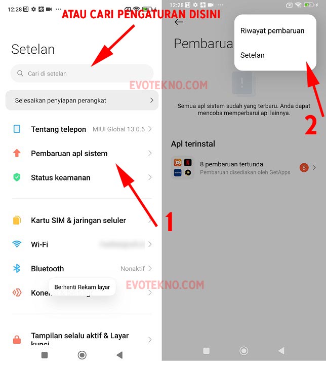 Mematikan Pembaruan Otomatis Aplikasi Android Cara Mematikan Update Otomatis Aplikasi Sistem di Xiaomi (MIUI) - EvoTekno