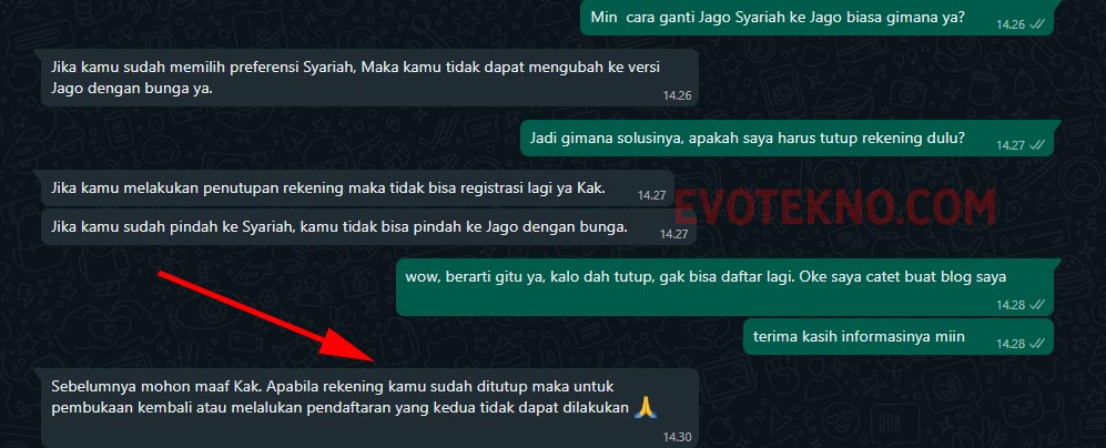 Bank Jago Syariah Pindah ke Jago Biasa