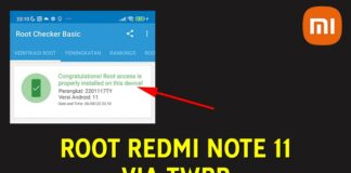 Cara Root Xiaomi Redmi Note 11 via TWRP (Magisk)