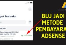 Cara Mengatur Blu by BCA Digital Jadi Metode Pembayara Google AdSense