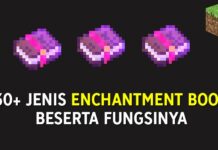 30+ Jenis Buku Enchantment di Minecraft Max Level, Fungsi dan lain-lain