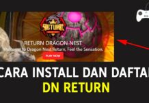 Cara Install dan Daftar Dragon Nest Return (DN Return)