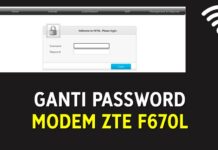 Cara Ganti Password Modem ZTE F670L (IndiHome ISP lain)