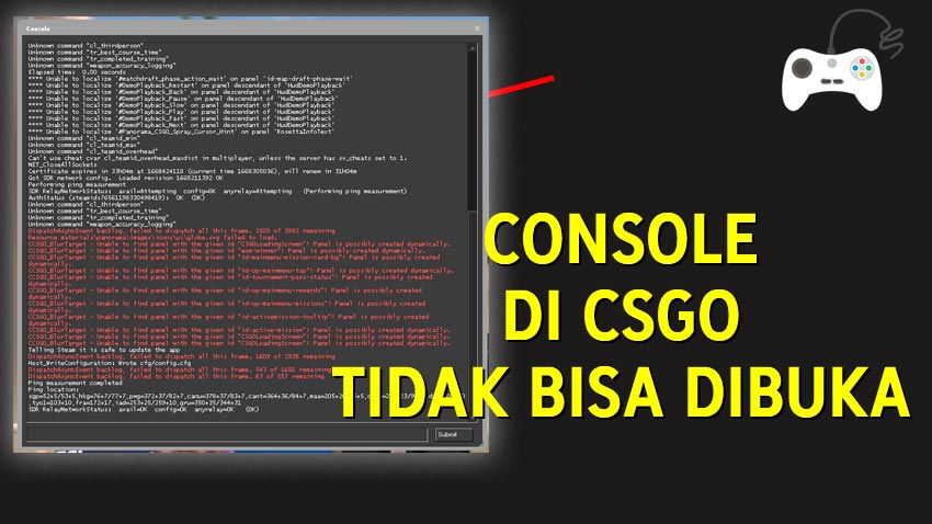 Cara Mengatasi Console Tidak Bisa Dibuka di CSGO