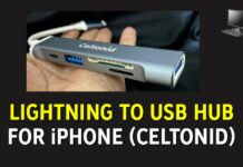 Nyobain Beli Lightning to USB Hub OTG Merk CELTONID
