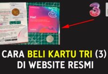 Cara Beli Kartu Tri Secara Online via Website Resmi