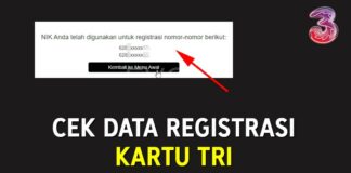 2 Cara Cek Data Registrasi Tri (NIK KTP)