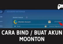 Cara Bind atau Membuat Akun Moonton untuk Mobile Legends