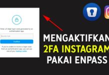 Cara Mengaktifkan 2FA Instagram Menggunakan Enpass