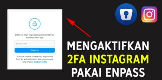 Cara Mengaktifkan 2FA Instagram Menggunakan Enpass