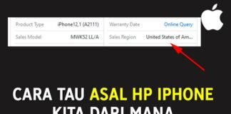 Cara Mengetahui Asal iPhone Kita Dari Negara Mana (via Nomor Model)