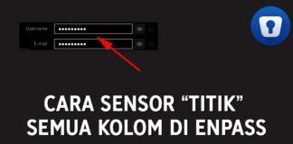 Cara Sensor Titik Pada Kolom di Enpass