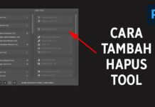 Cara Tambah Hapus Tool yang ada di Toolbar Photoshop