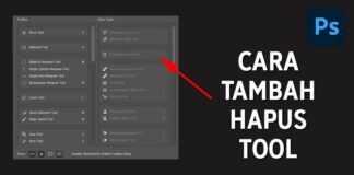 Cara Tambah Hapus Tool yang ada di Toolbar Photoshop