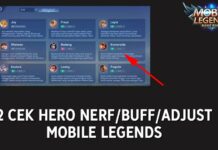 2 Cara Cek Hero Yang di Nerf Buff Adjust Pada Mobile Legends