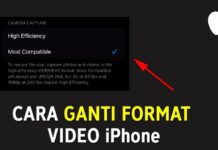 Cara Ganti Format Video iPhone (H.265 dan H.264)