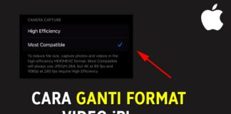 Cara Ganti Format Video iPhone (H.265 dan H.264)
