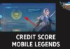Cara Melihat dan Tambah Credit Score di Mobile Legends