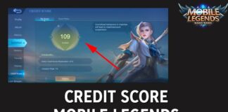 Cara Melihat dan Tambah Credit Score di Mobile Legends